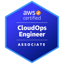 AWS Certified CloudOps Engineer &ndash; Associate badge
