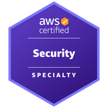 AWS Certified Security &ndash; Specialty badge
